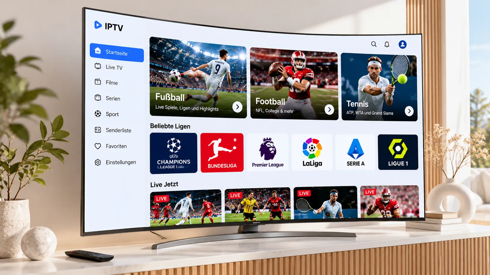 TRT 1 Stream auf einem Smart-TV in Deutschland – IPTV Einrichtung
